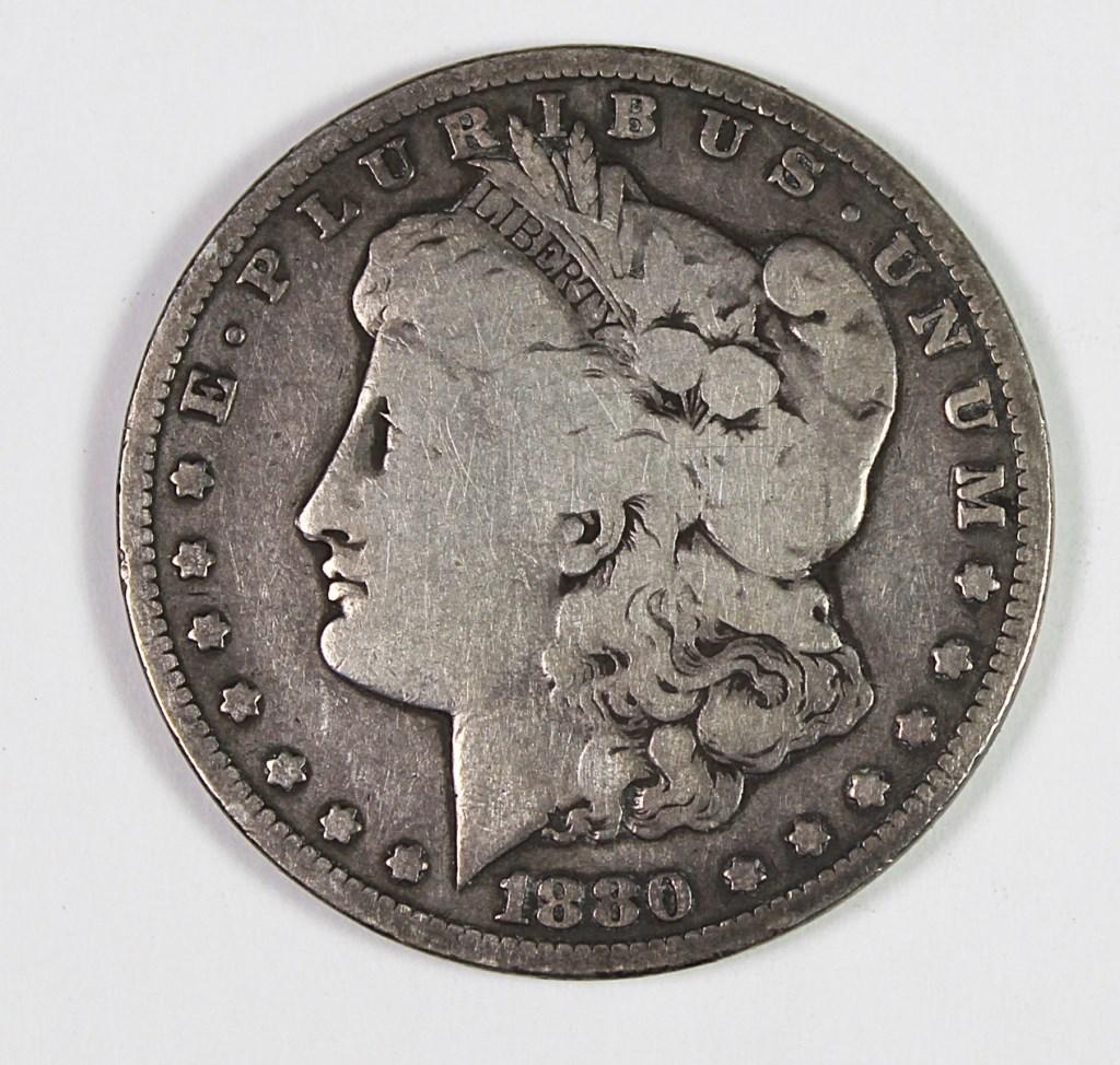 1880-CC REV. 78 MORGAN SILVER DOLLAR (1 of 2)