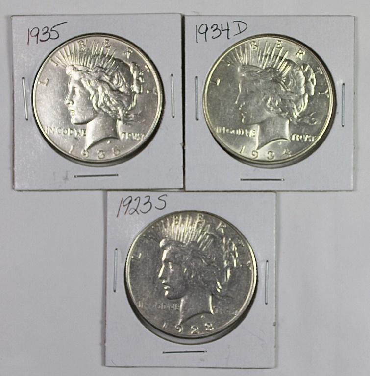 PEACE SILVER DOLLARS (1 of 2)