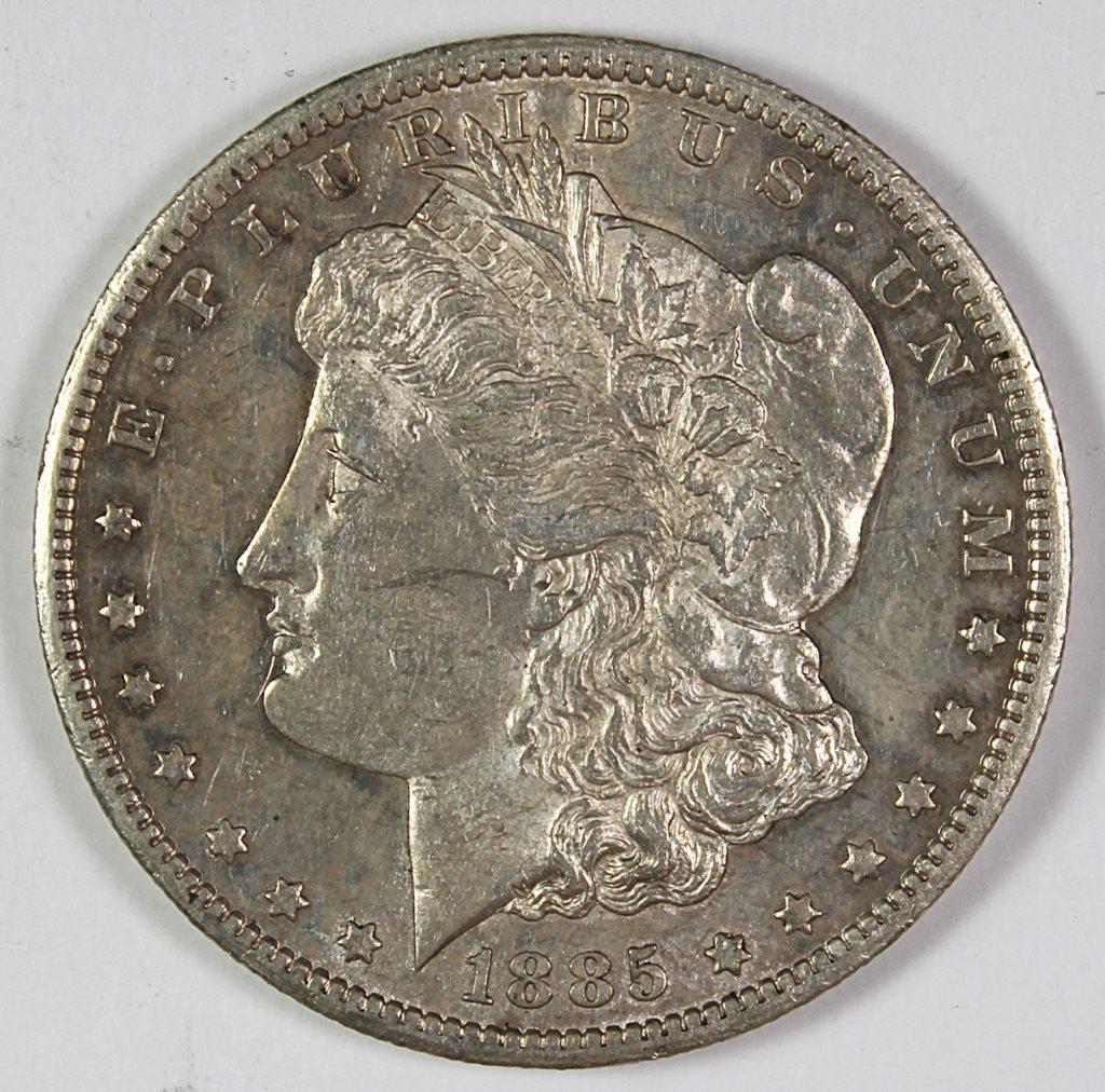1885-CC MORGAN SILVER DOLLAR (1 of 2)