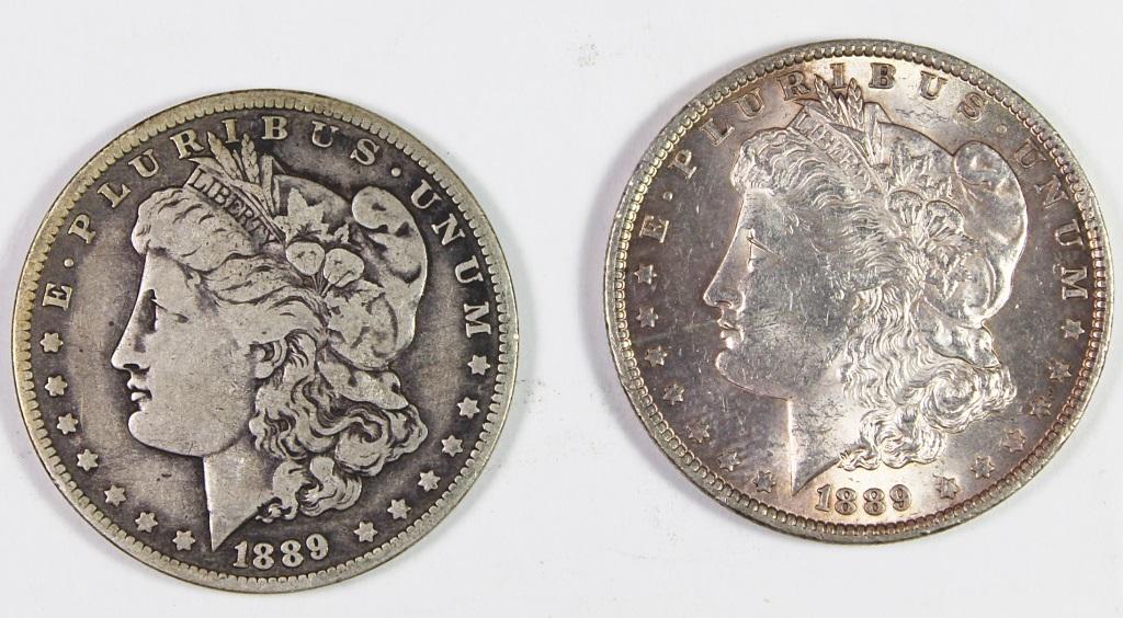 MORGAN SILVER DOLLARS (1 of 2)
