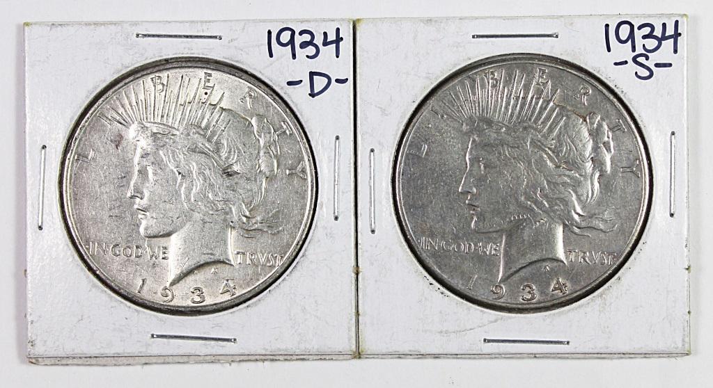 PEACE SILVER DOLLARS (1 of 2)