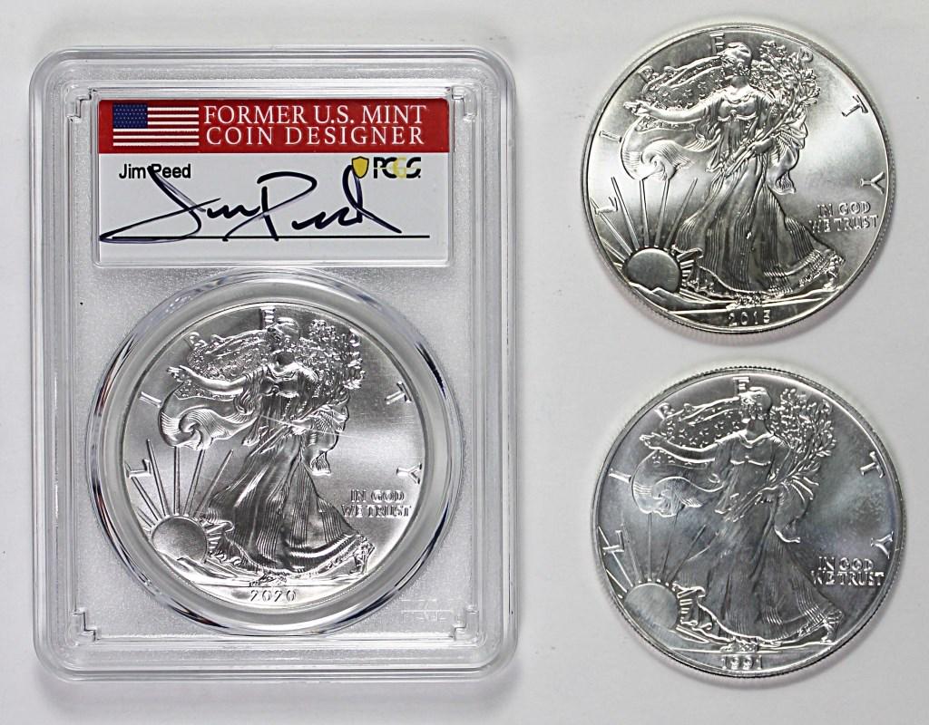 AMERICAN SILVER EAGLES (1 of 2)