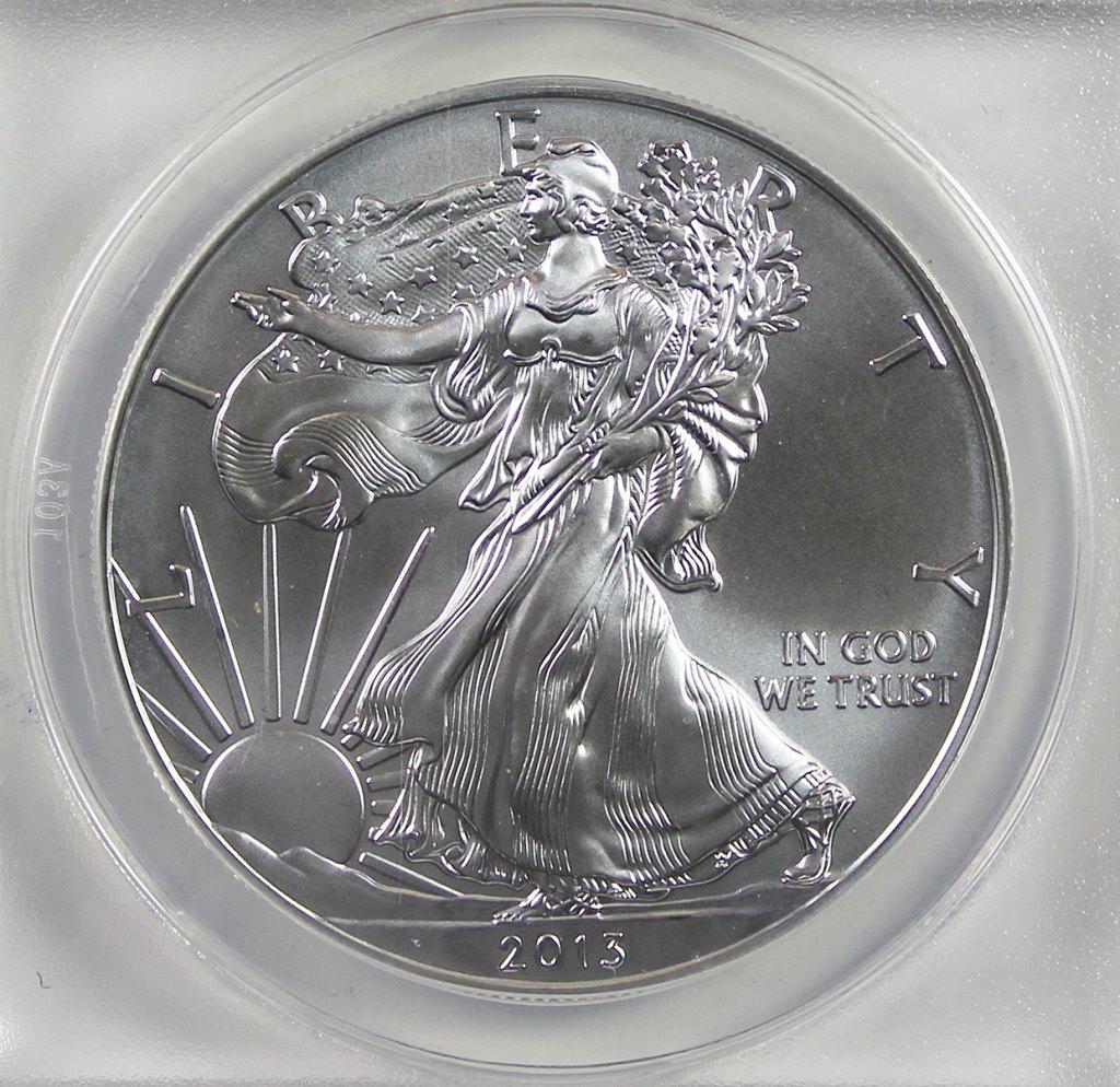 2013-W AMERICAN SILVER EAGLE (1 of 4)