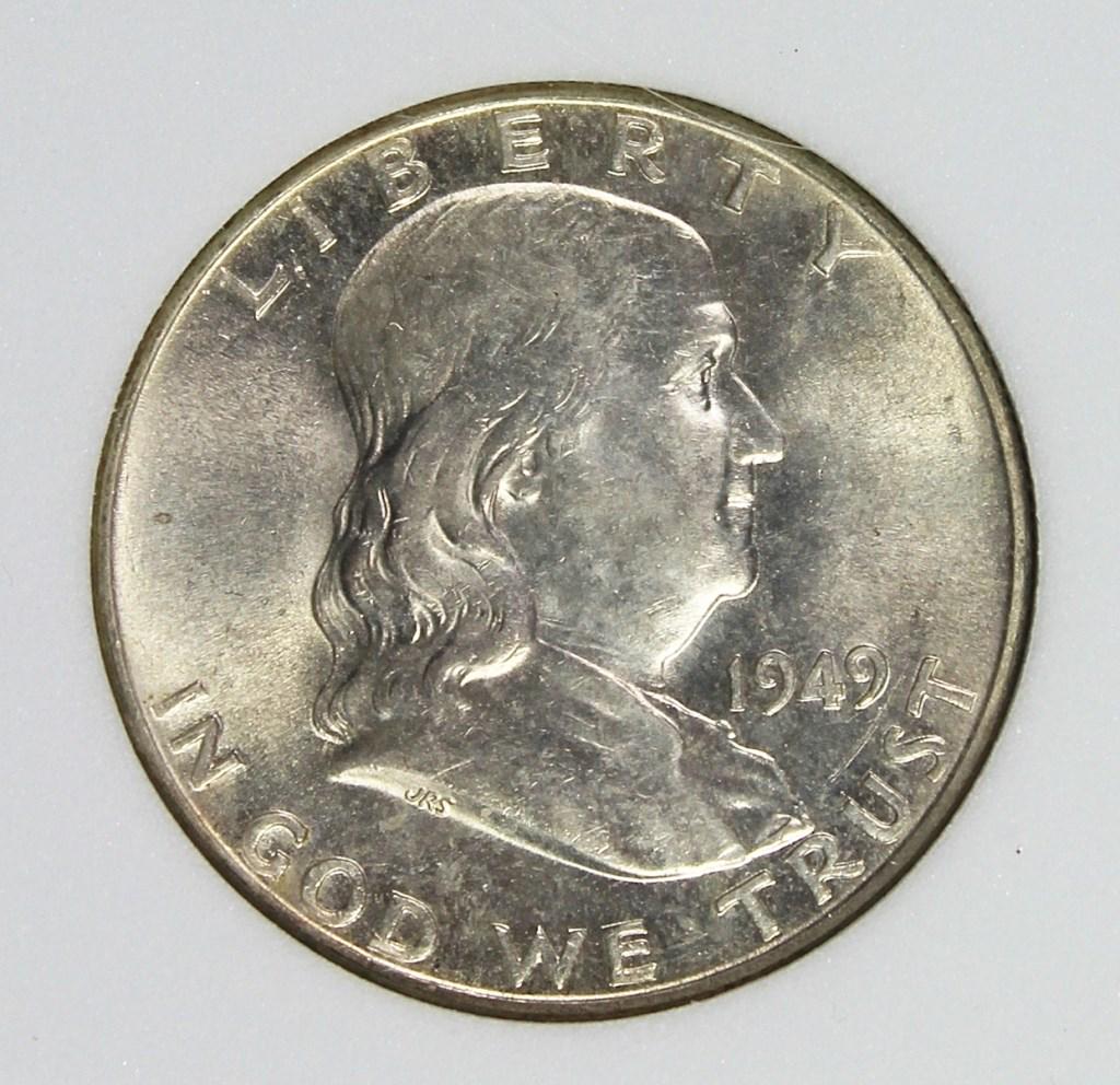 1949 FRANKLIN HALF DOLLAR (1 of 4)