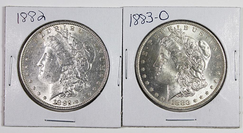 MORGAN SILVER DOLLARS (1 of 2)