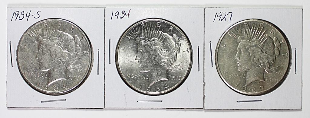 PEACE SILVER DOLLARS (1 of 2)