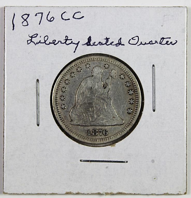 1876-CC SEATED QUARTER (1 of 2)