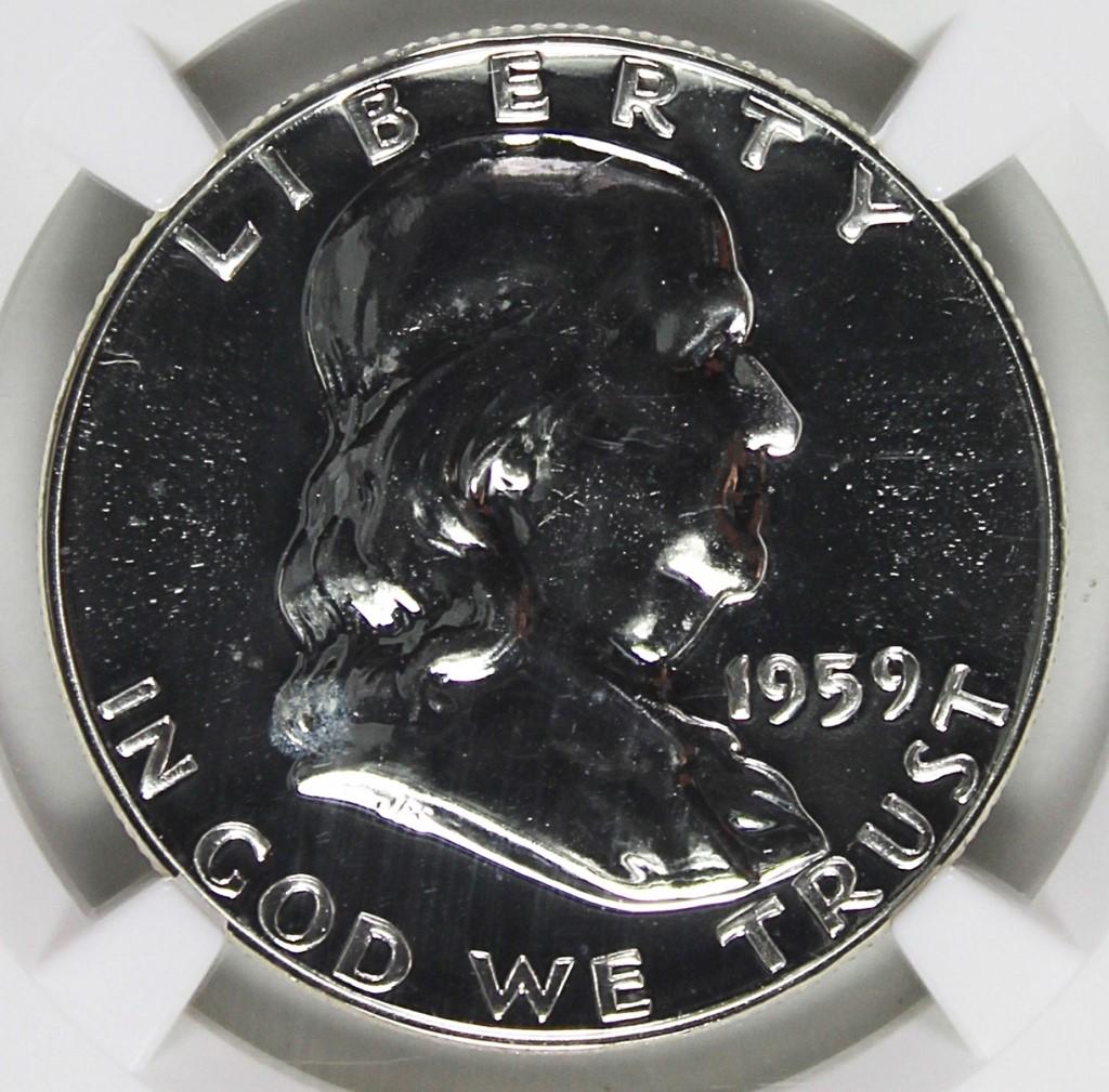 1959 FRANKLIN HALF DOLLAR (1 of 4)