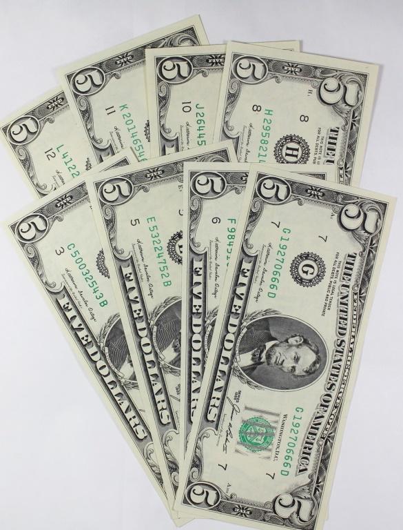 (8) DIFFERENT 1985 GEM UNCS (1 of 1)