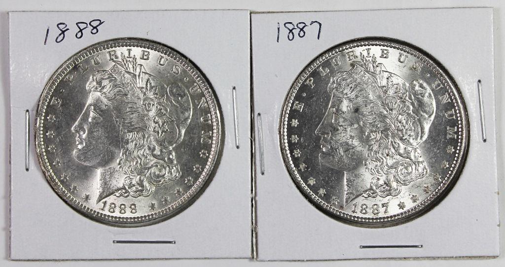 CH BU MORGAN SILVER DOLLARS (1 of 2)