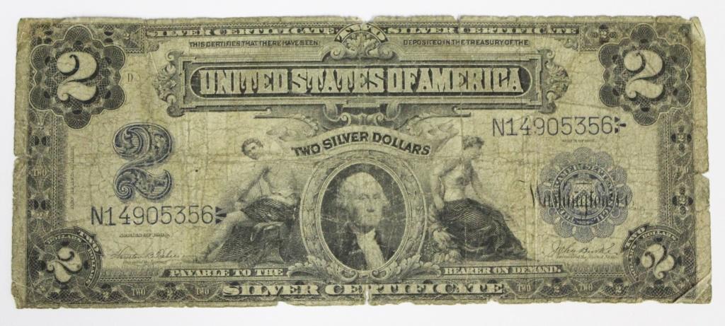 1899 $2.00 SILVER CERTIFICATE (1 of 2)