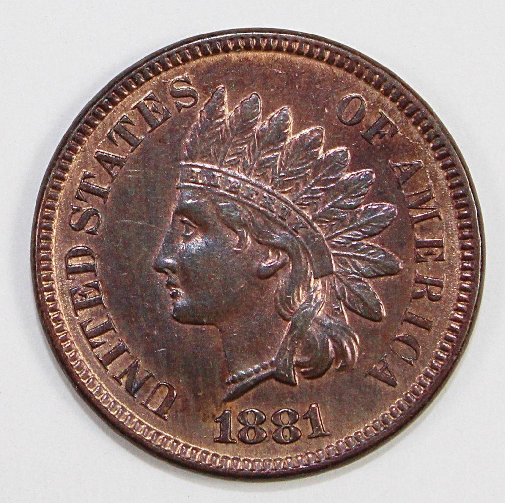 1881 INDIAN CENT (1 of 2)
