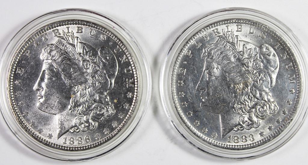 CH BU MORGAN SILVER DOLLARS (1 of 2)
