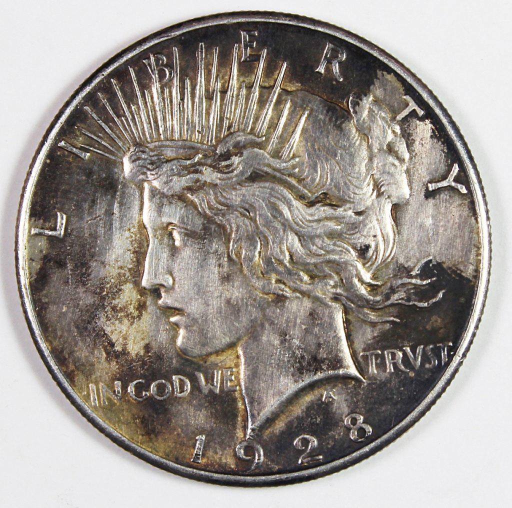 1928 PEACE SILVER DOLLAR (1 of 2)