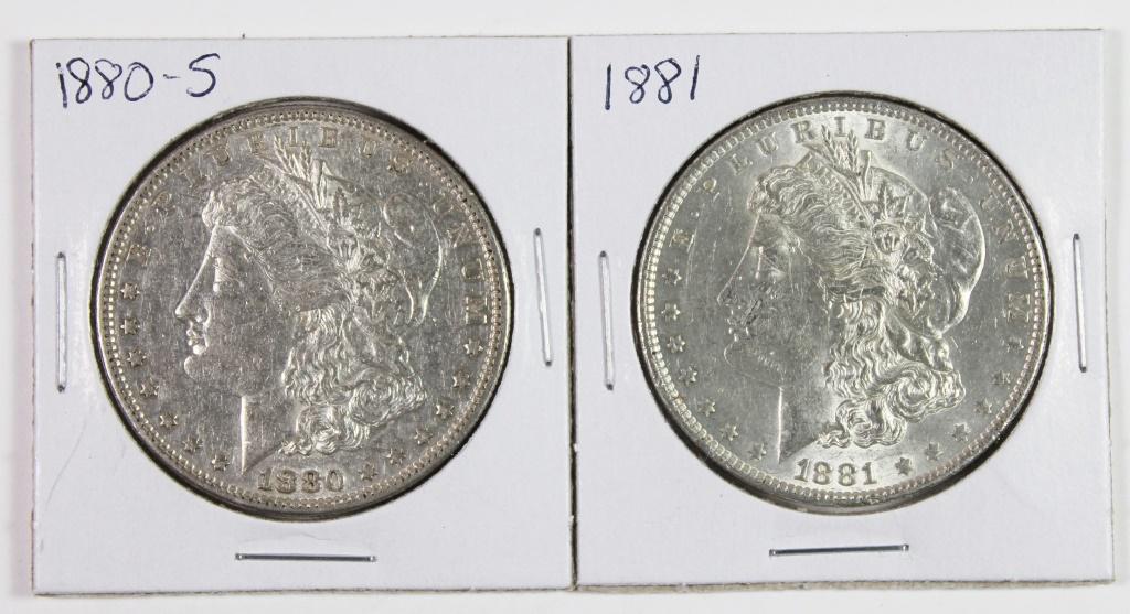 MORGAN SILVER DOLLARS (1 of 2)