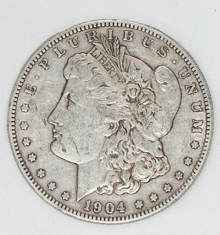 1904-S MORGAN SILVER DOLLAR (1 of 4)