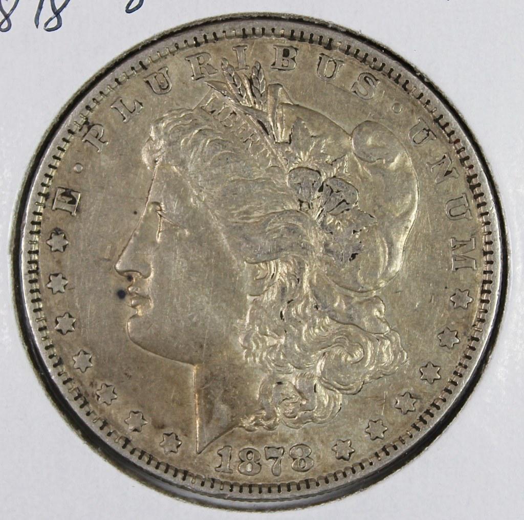 1878 8F MORGAN SILVER DOLLAR (1 of 2)