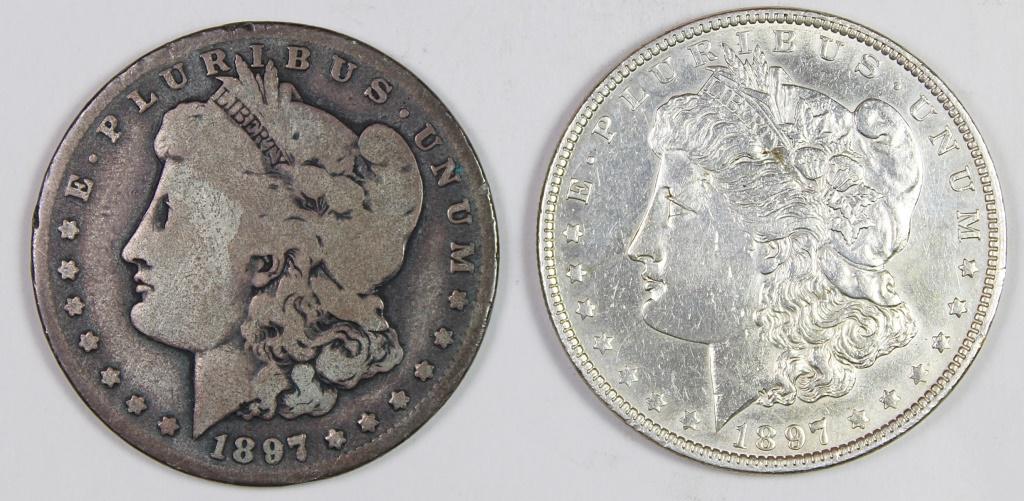 MORGAN SILVER DOLLARS (1 of 2)