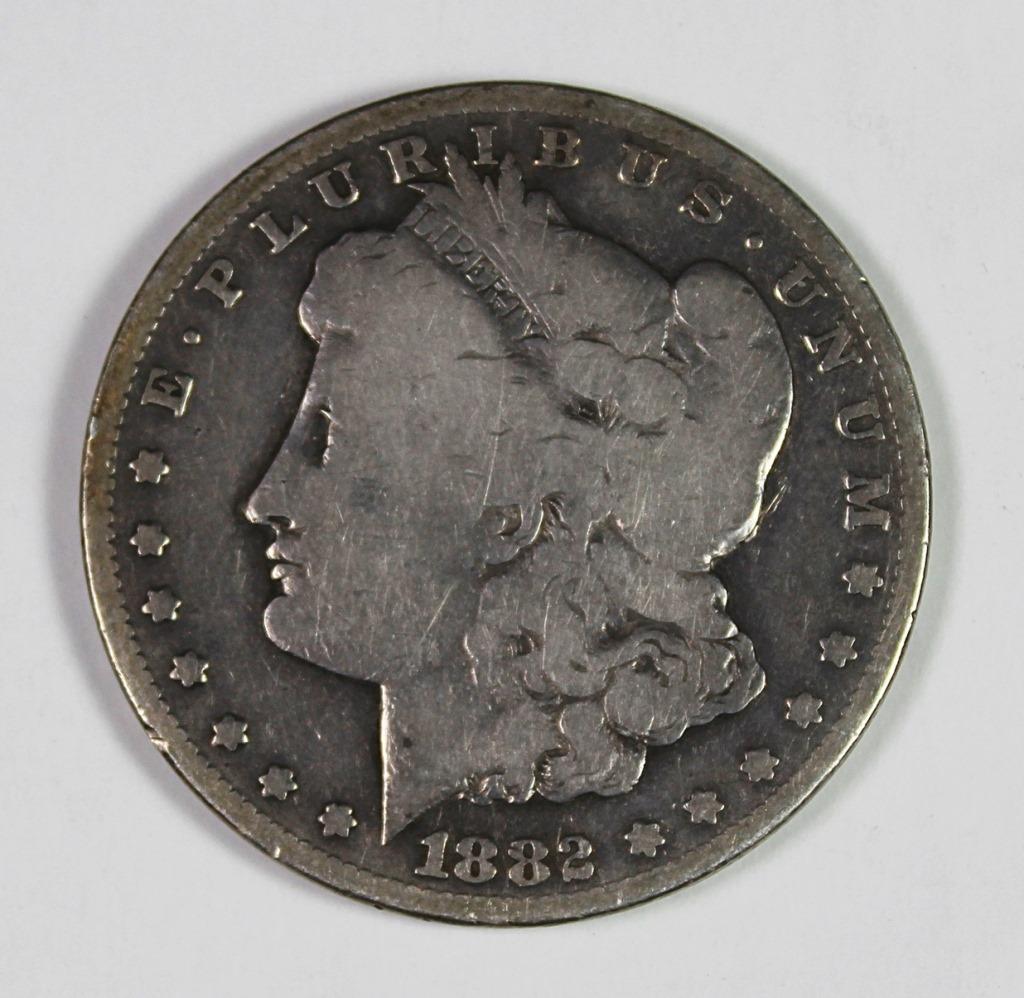 1882-CC MORGAN SILVER DOLLAR (1 of 2)