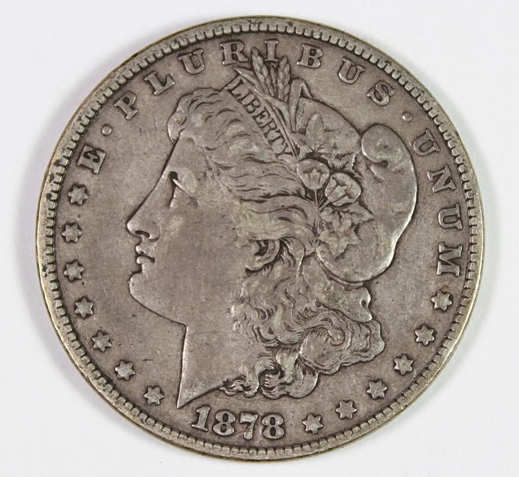 1878 7F MORGAN SILVER DOLLAR (1 of 2)
