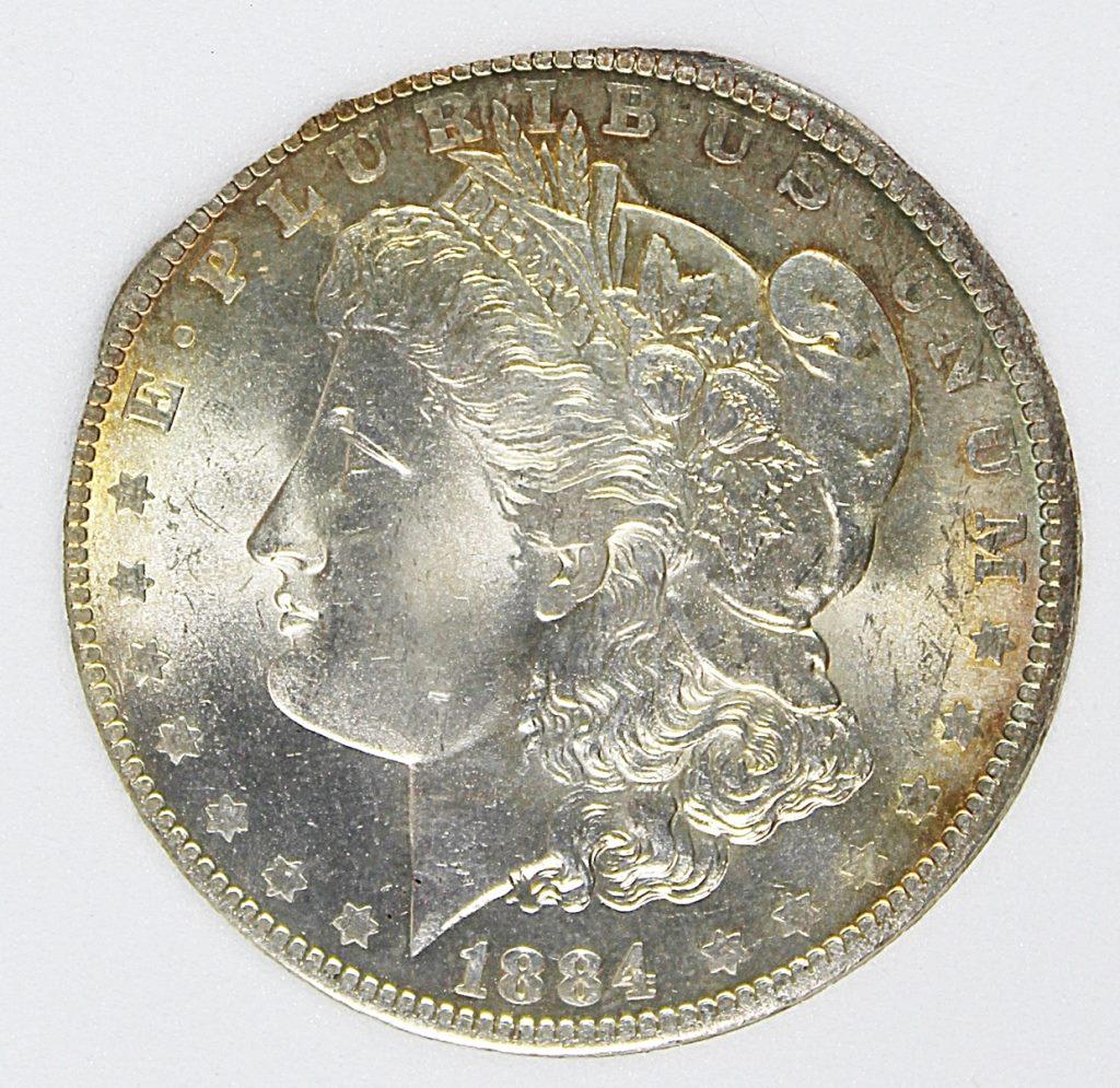 1884-O MORGAN SILVER DOLLAR (1 of 4)
