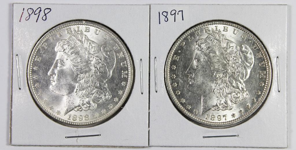MORGAN SILVER DOLLARS (1 of 2)