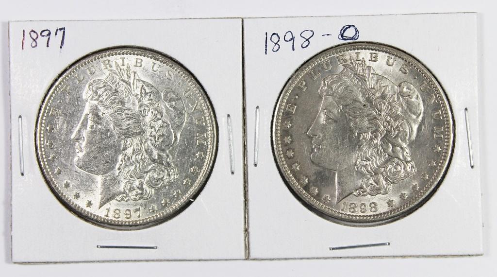 MORGAN SILVER DOLLARS (1 of 2)