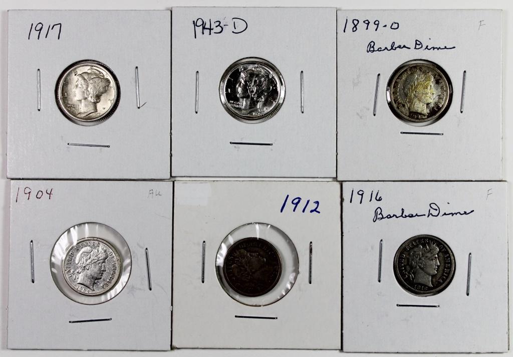 GROUP OF DIMES (1 of 1)