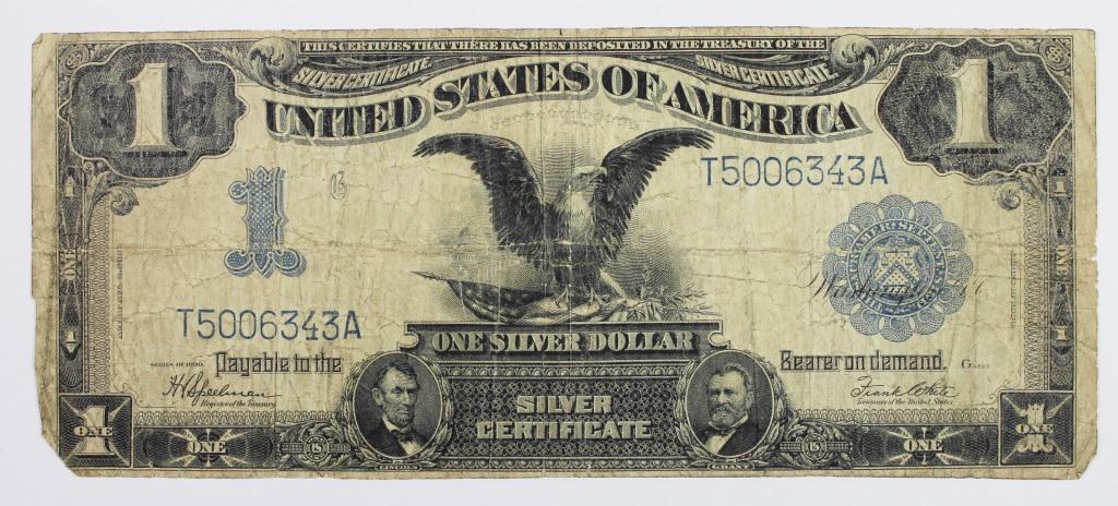 1899 $1.00 SILVER CERTIFICATE (1 of 2)