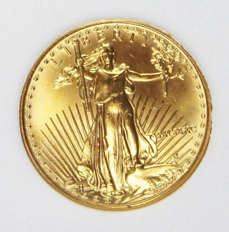 1990 AMERICAN GOLD EAGLE $10 (1 of 4)