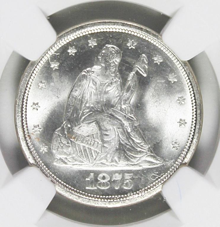 1875-S TWENTY CENT PIECE (1 of 4)