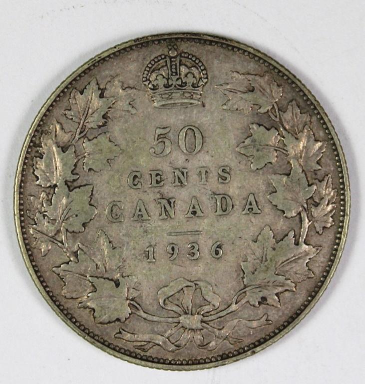 1936 CANADA HALF DOLLAR (1 of 2)