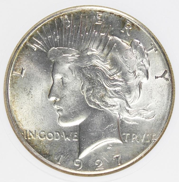 1927 PEACE SILVER DOLLAR (1 of 4)