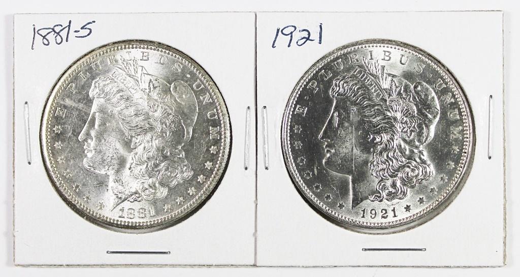 CH BU MORGAN SILVER DOLLARS (1 of 2)