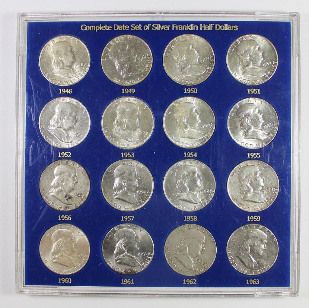 COMPLETE DATE FRANKLIN HALF DOLLARS (1 of 1)