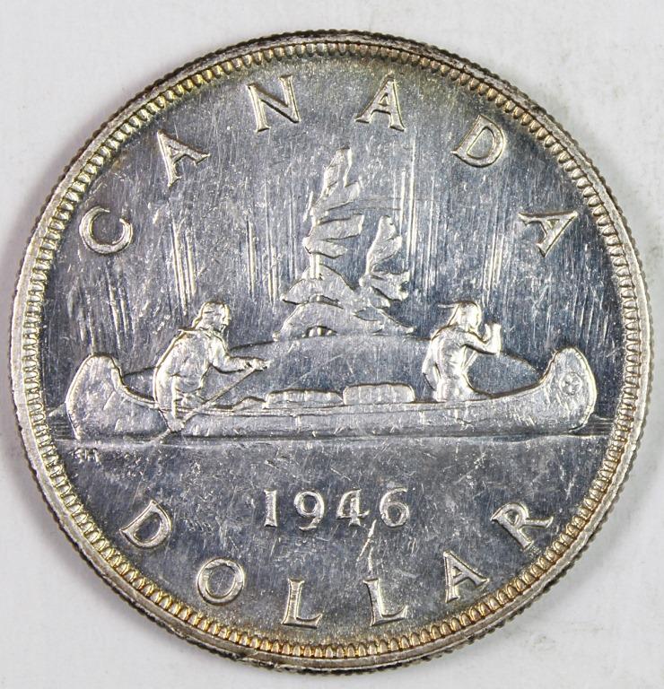 1946 CANADA SILVER DOLLAR (1 of 2)