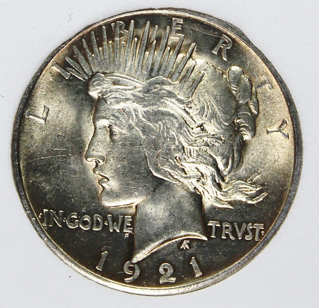 1921 PEACE SILVER DOLLAR (1 of 4)