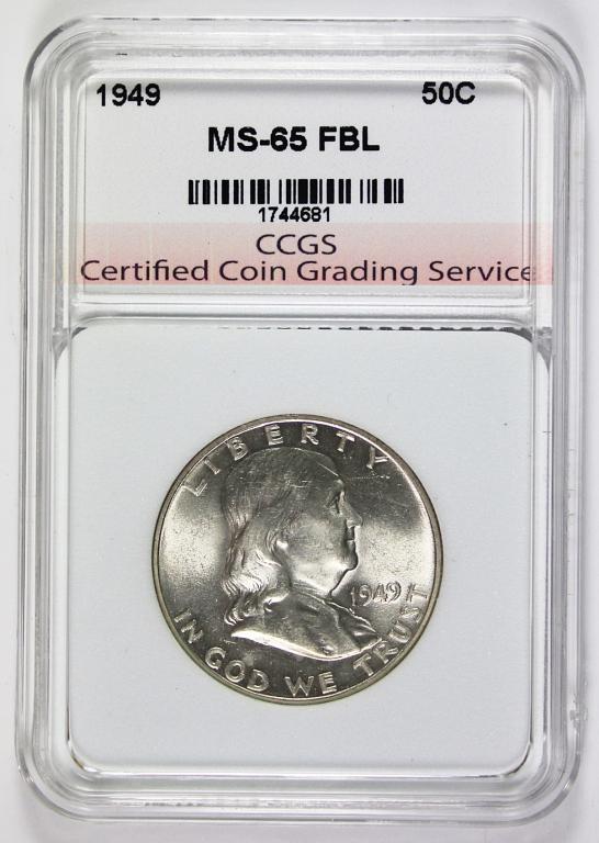 1949 FRANKLIN HALF DOLLAR (1 of 2)