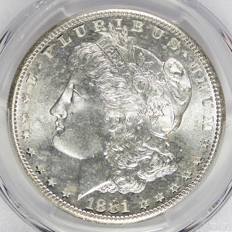 1881-S MORGAN SILVER DOLLAR (1 of 4)
