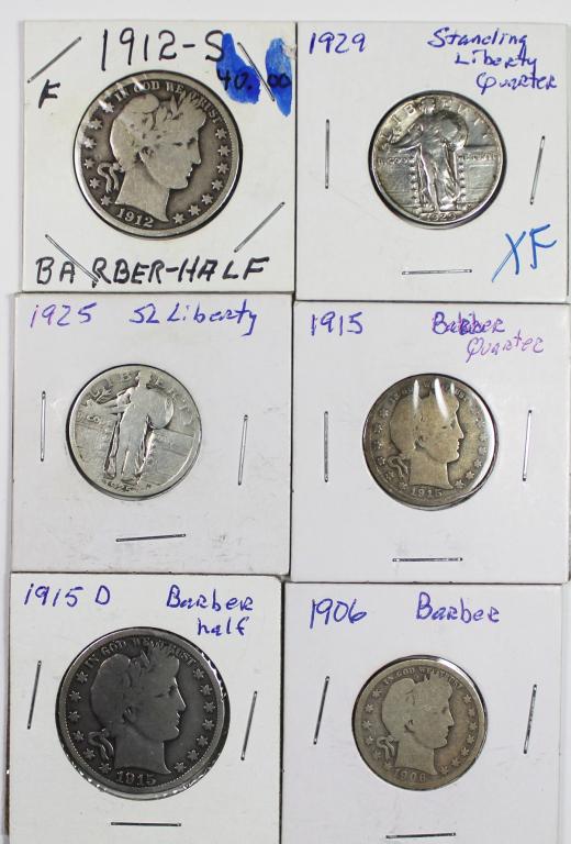 GROUP LOT OF SILVER COINS (1 of 2)