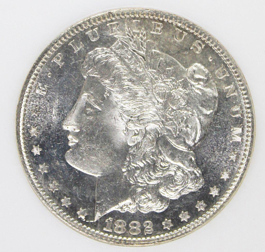 1882-S MORGAN SILVER DOLLAR (1 of 4)