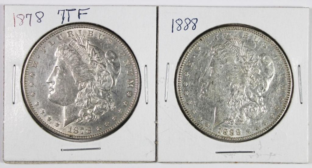 MORGAN SILVER DOLLARS (1 of 2)