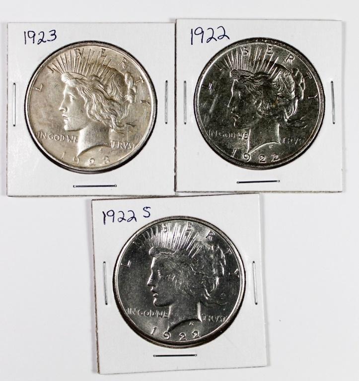 PEACE SILVER DOLLARS (1 of 2)