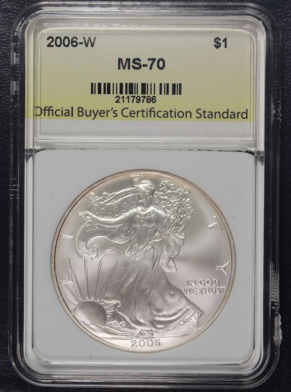 2006-W AMERICAN SILVER EAGLE (1 of 3)