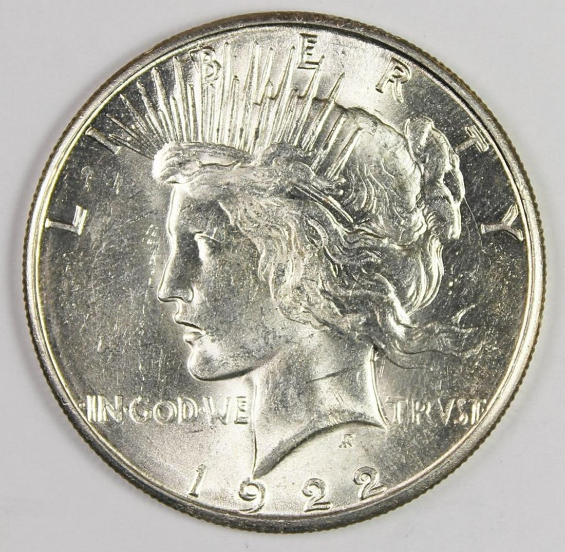 1922-S PEACE SILVER DOLLAR (1 of 2)