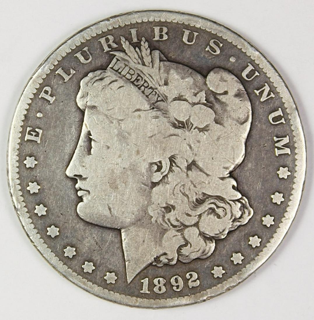 1892-CC MORGAN SILVER DOLLAR (1 of 2)