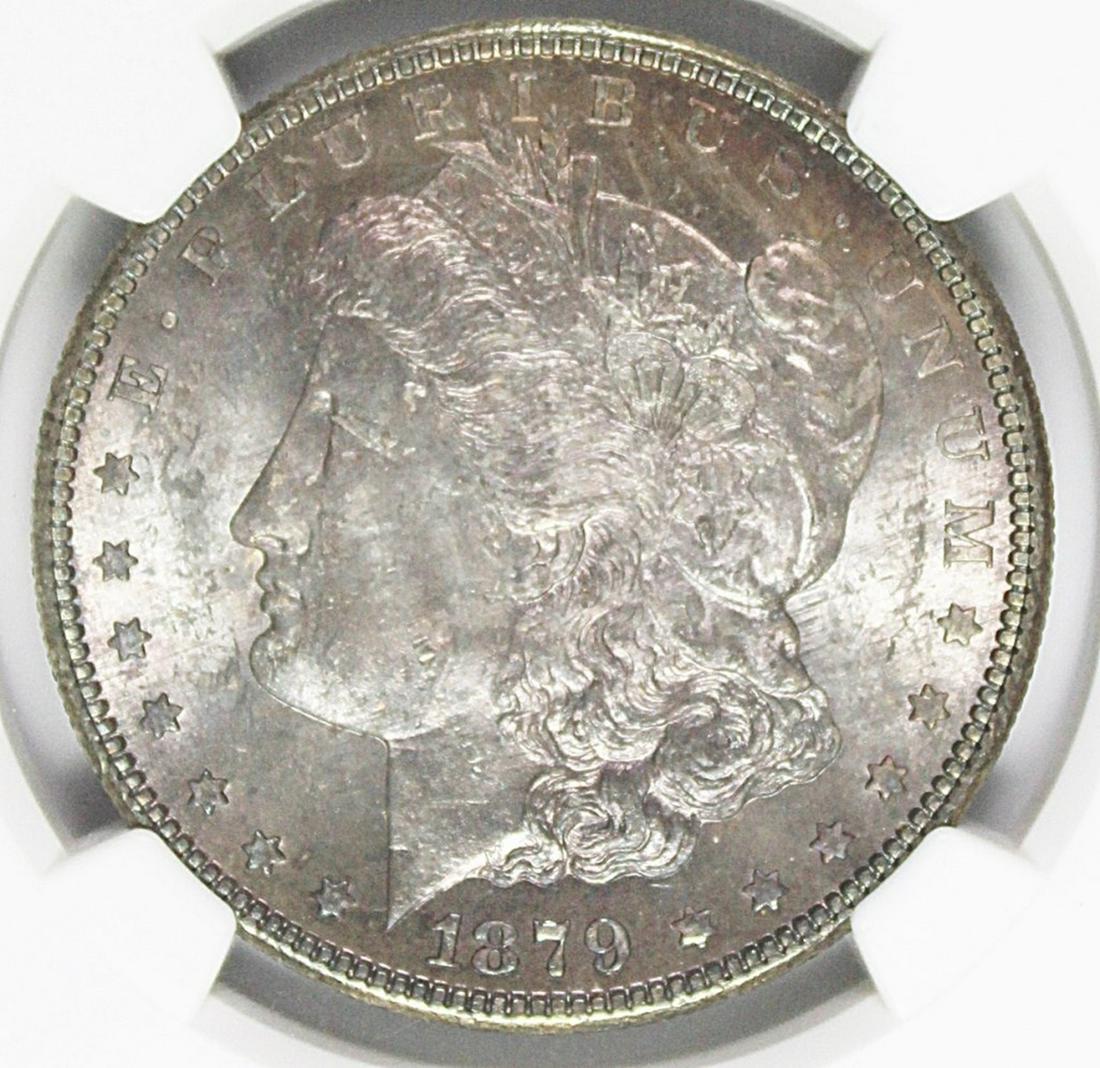 1879-S REVERSE 1878 MORGAN SILVER DOLLAR (1 of 4)