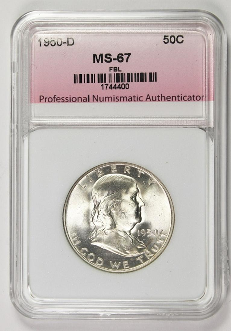 1950-D FRANKLIN HALF DOLLAR (1 of 2)