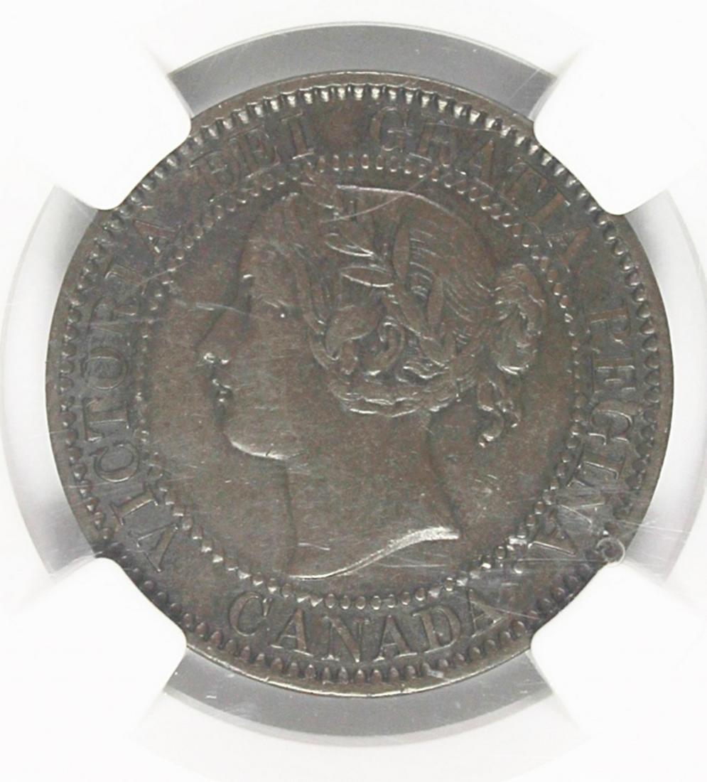 1858 CANADA CENT (1 of 4)