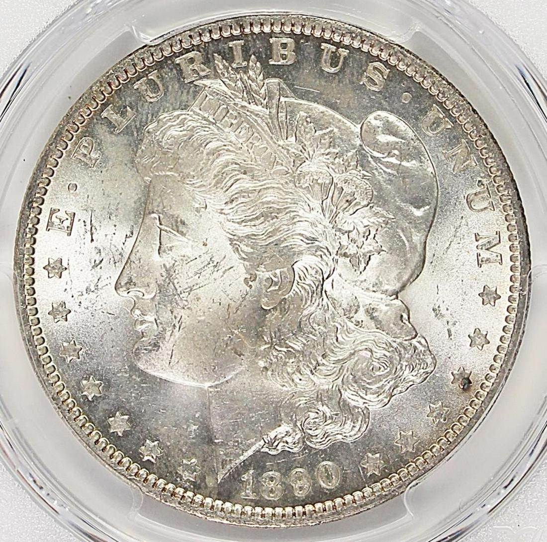 1890-O MORGAN SILVER DOLLAR (1 of 4)